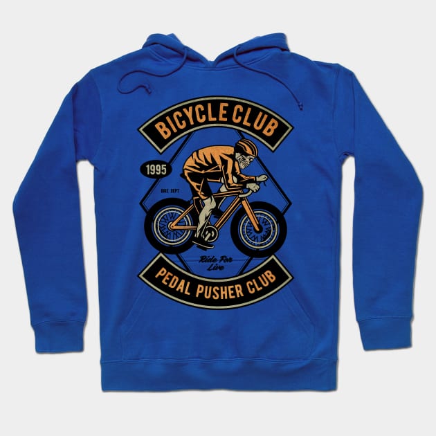 Skull Bicycle Hoodie by Tempe Gaul